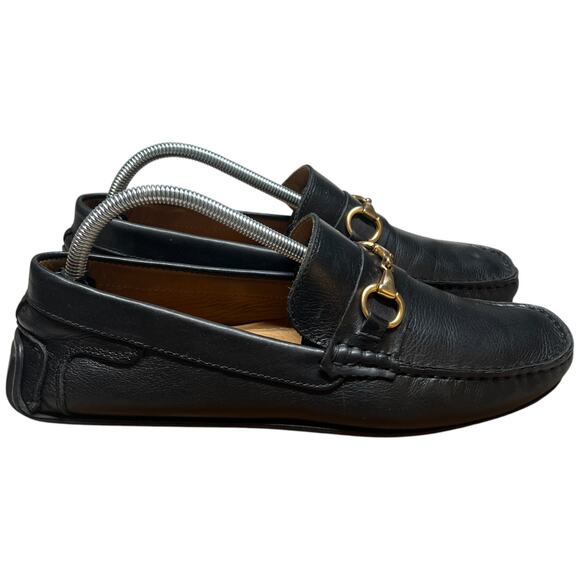 MERCANTI FIORENTINI Horse Bit Relax Men 9M Black Leather Driving Loafers Shoes main image 8